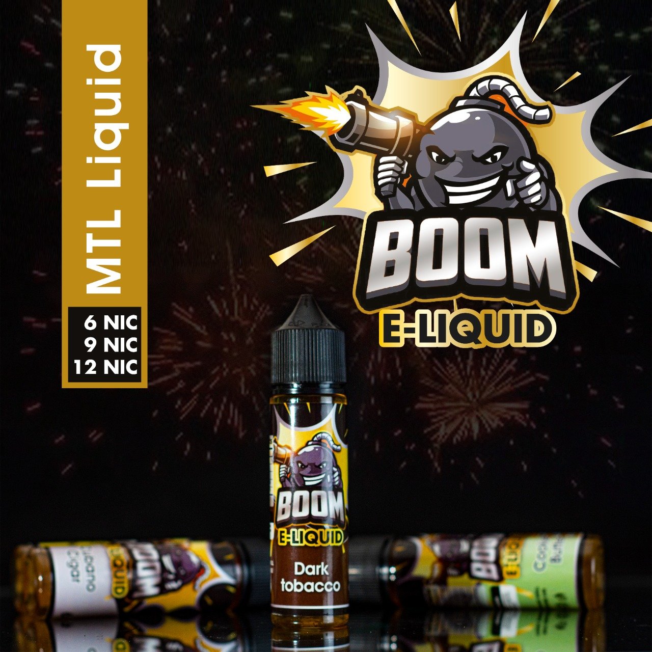 Boom E - Liquid 60ML (MTL 50/50) 7