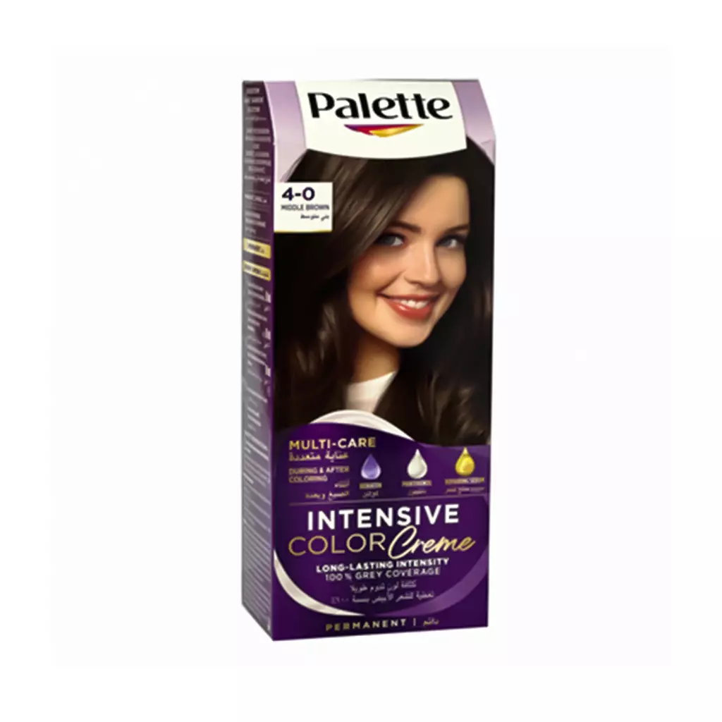 Palette Hair Dye 4-0 Middle Brown