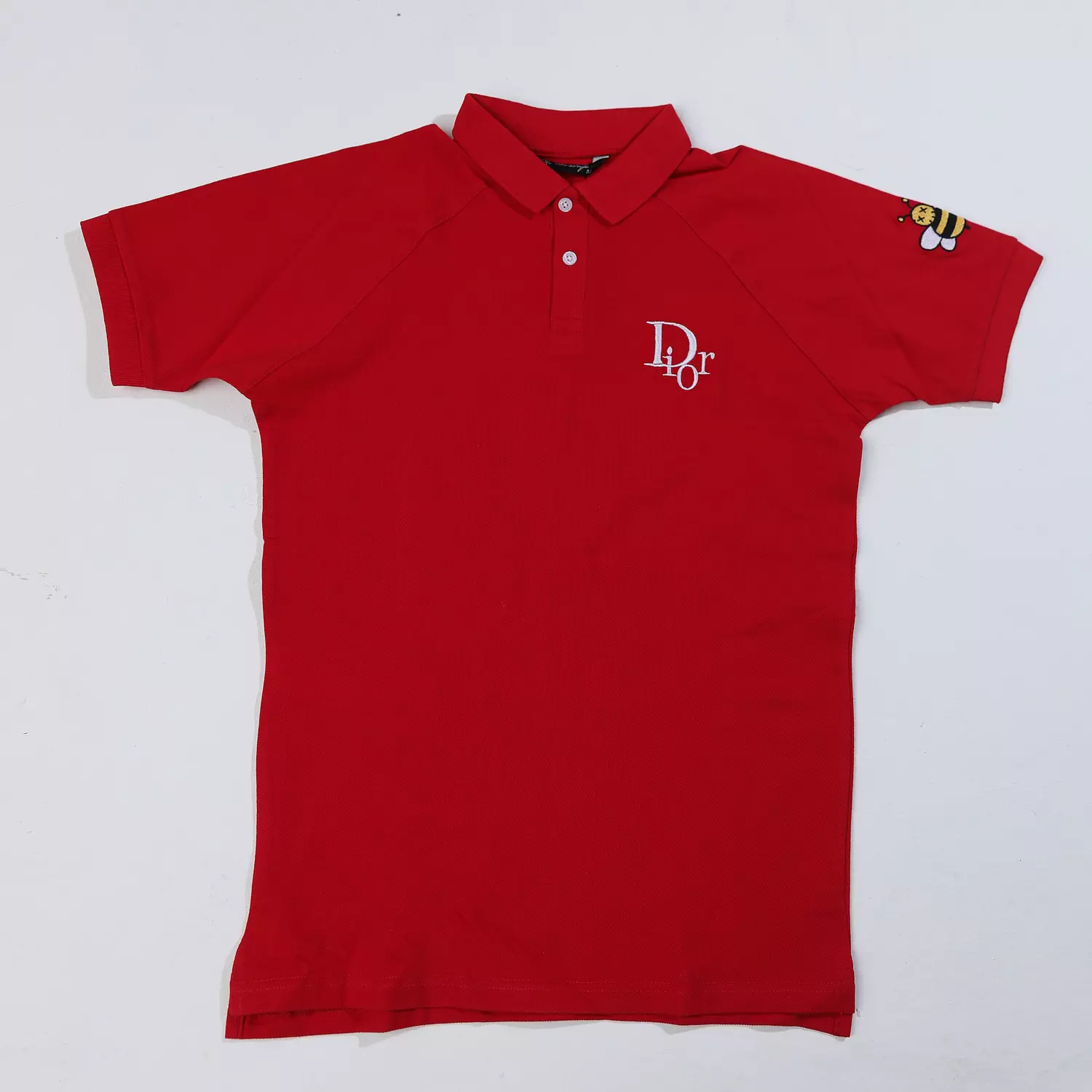 Polo T-Shirt with Bee Embroidery 8