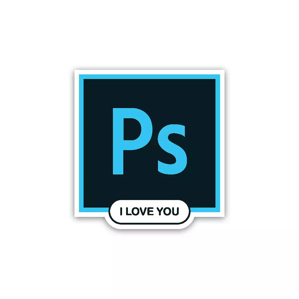 Photoshop app - I Love You 