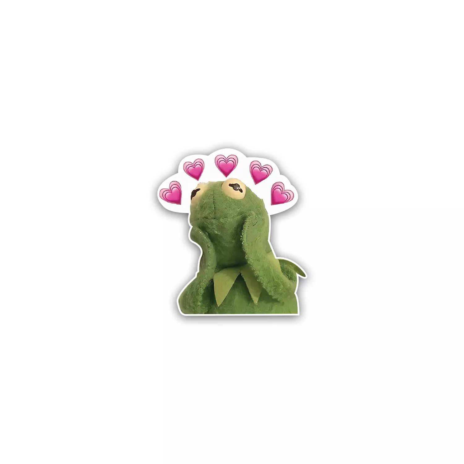 Kermit Frog meme hearts 🥰 hover image