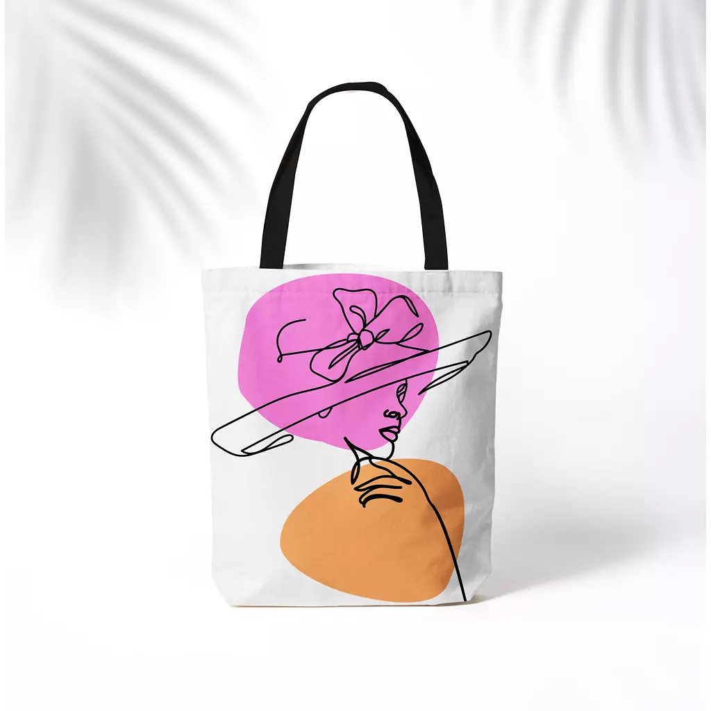 Tote Bag Elegant Girl