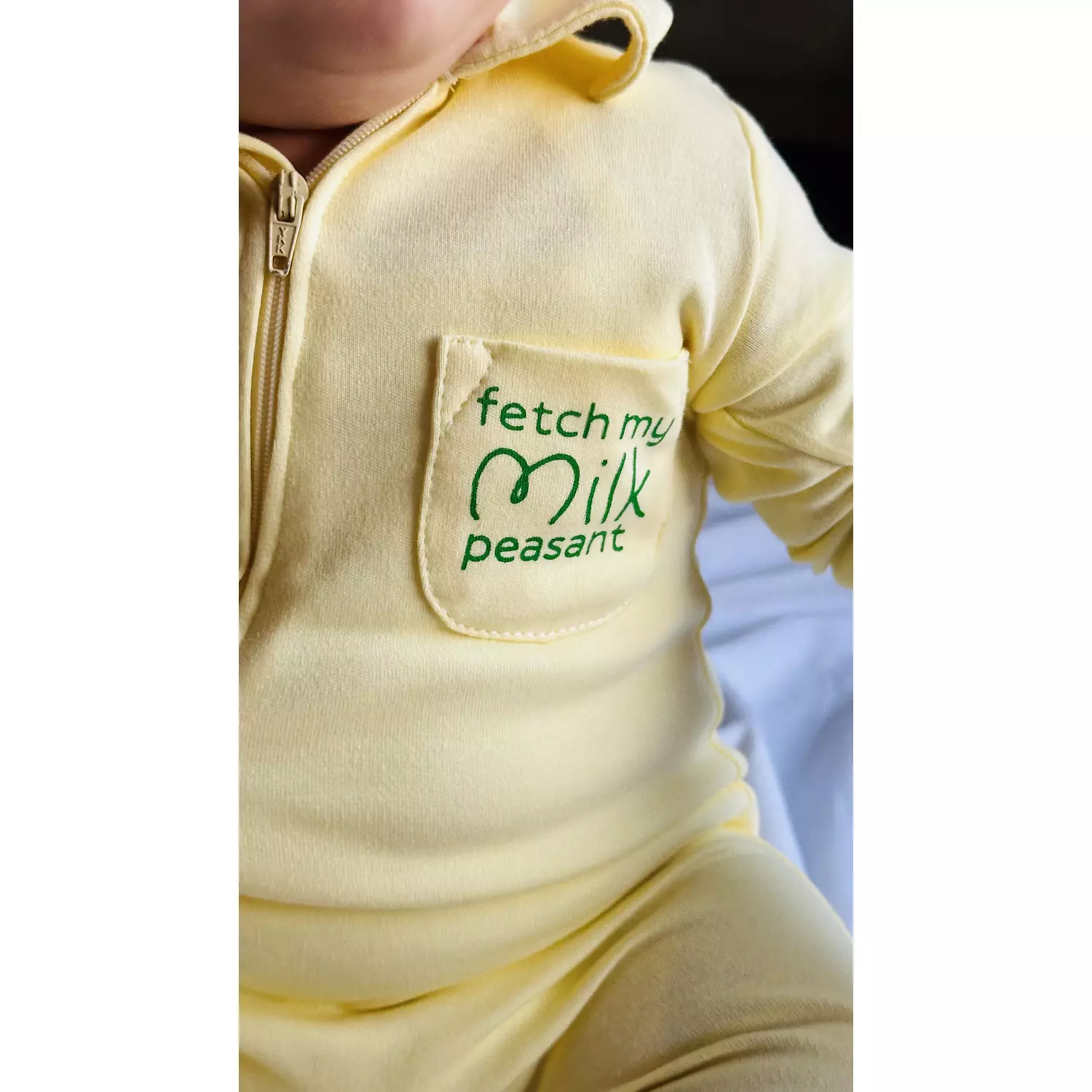 Premium ”Fetch my milk Peasant” Footie 7