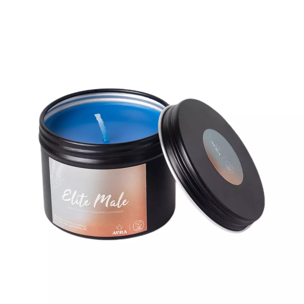  "Elite Male" Soy Wax Scented Candle by AURA 135 gm inspired by Jean Paul Gaultier "Ultra Male".