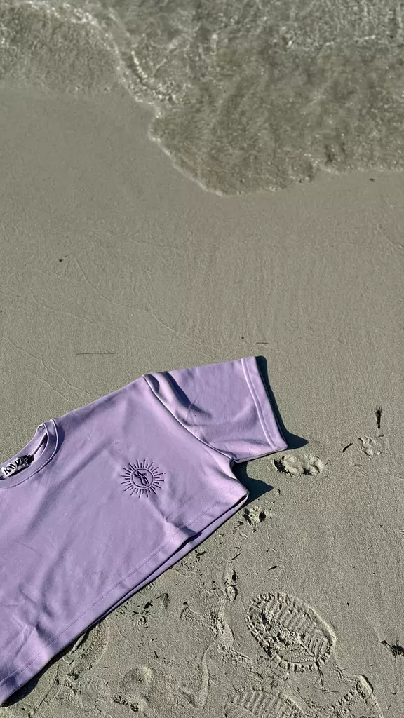 Light purple cropped T-Shirts    