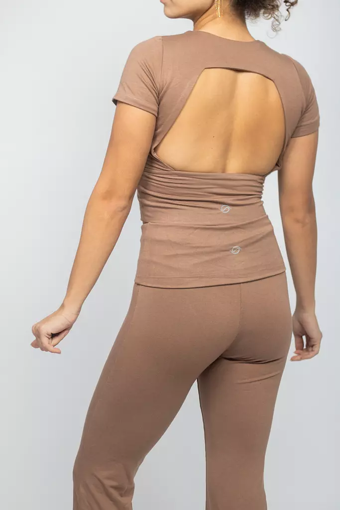 Sand Backless Top