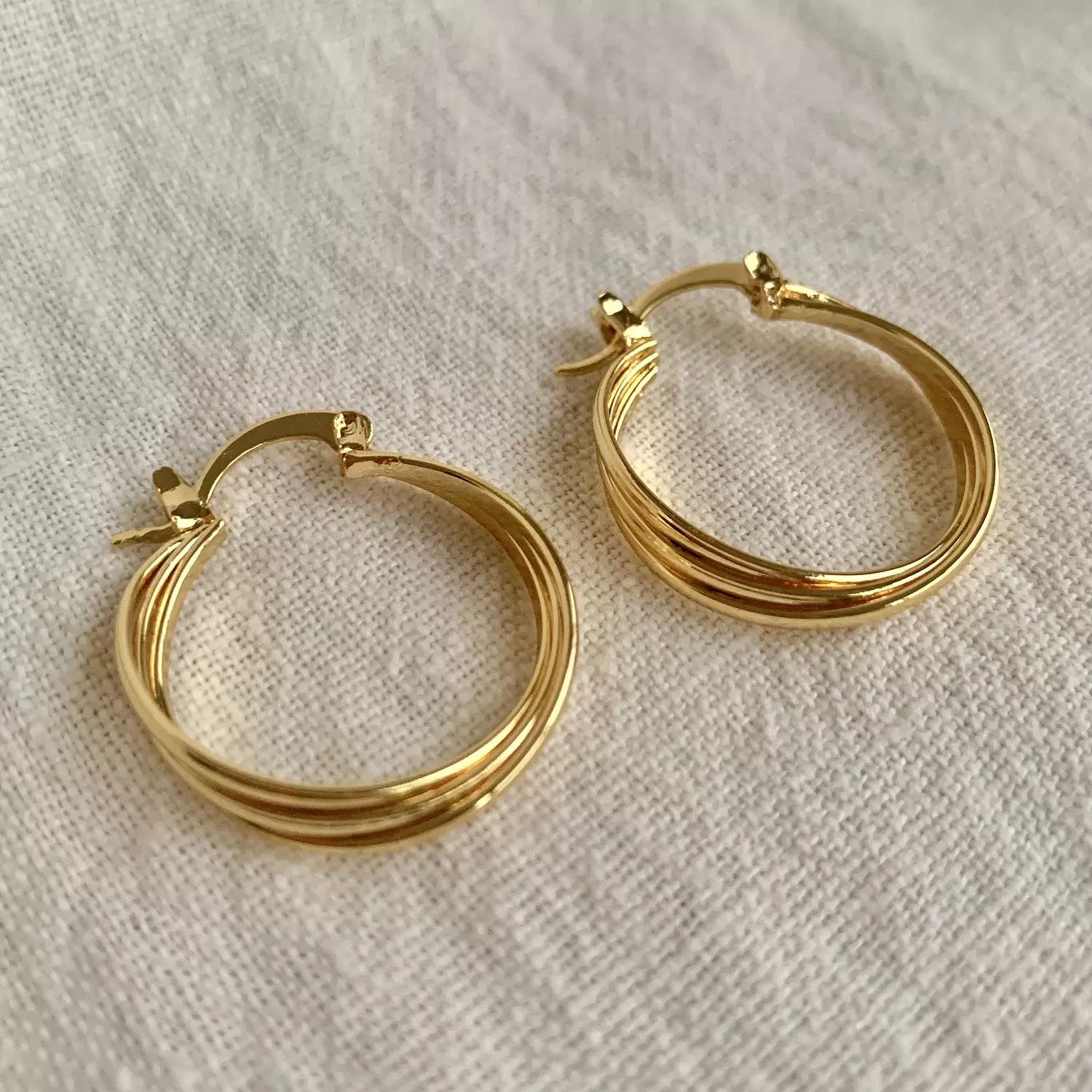 Triple Hoop Earrings 1