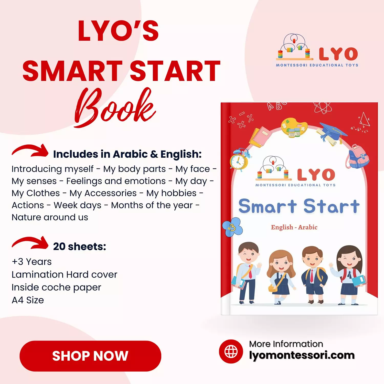 LYO Smart Start + LYO’s 500 Words (2 Books) 1