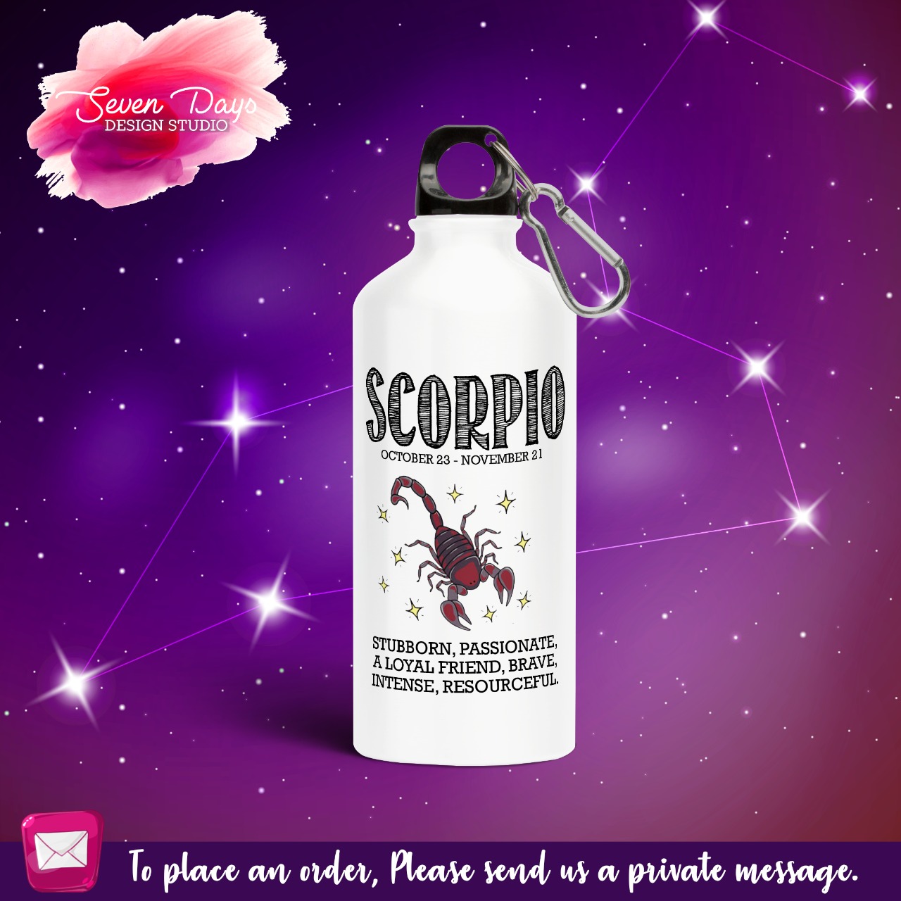 Scorpio Mug, Bottle or Travel Mug 1