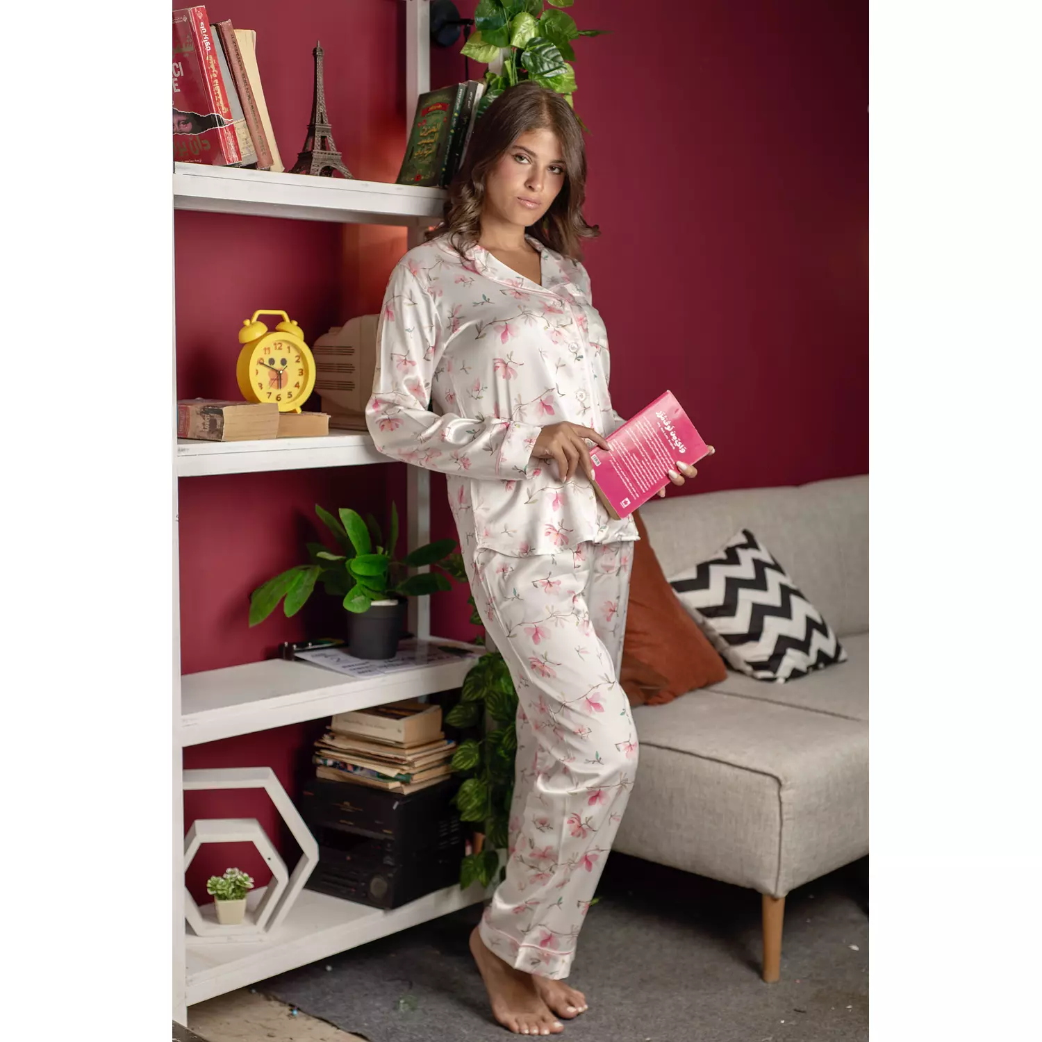 Blossom Whisper Turkish Pure Silk PJ 1