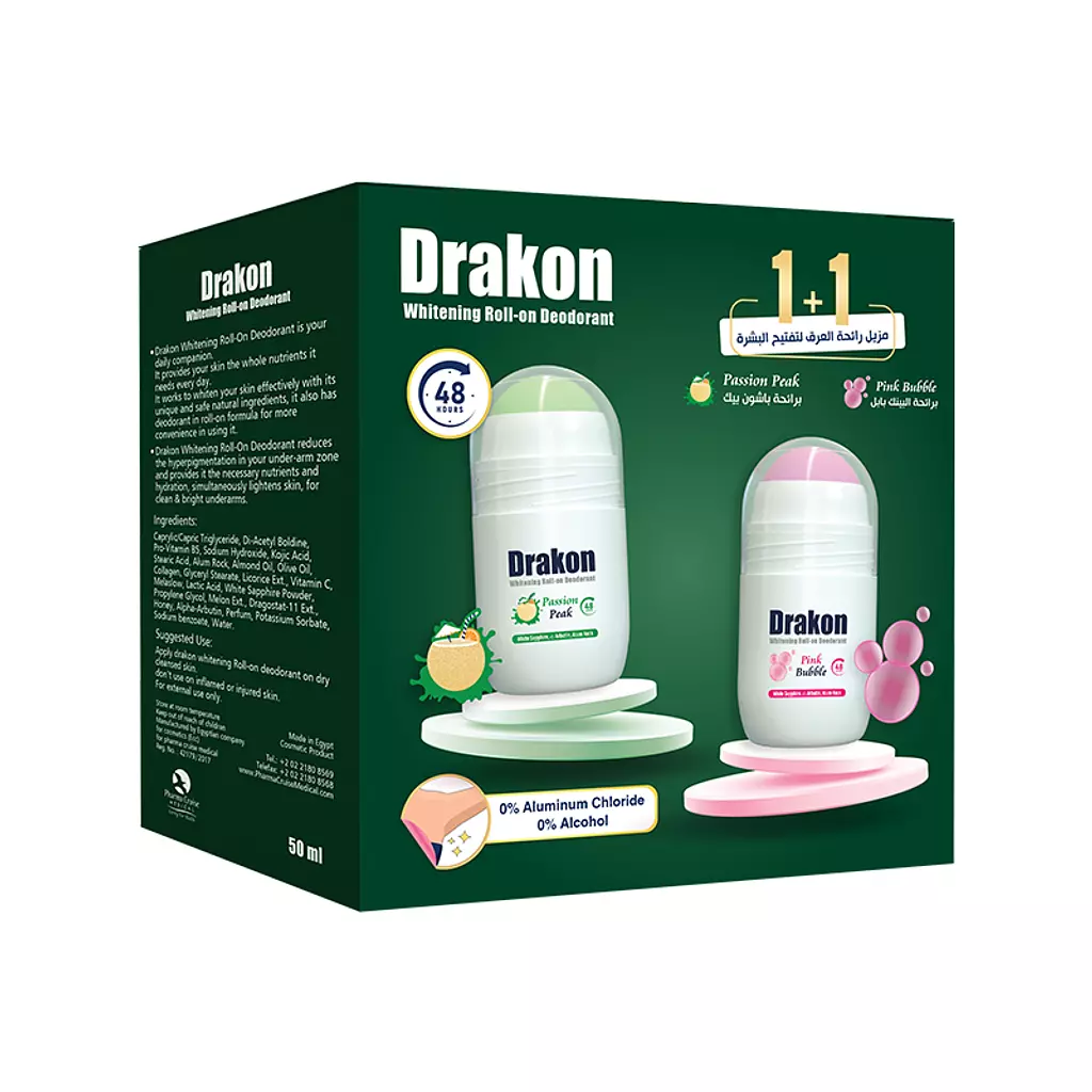 Drakon Deodorant- Pasion Peak & Pink Bubble