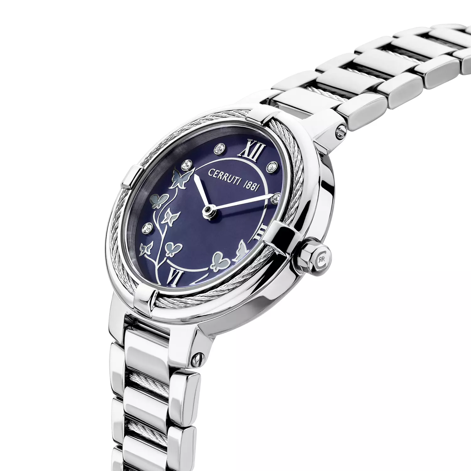 Cerruti 1881 Gardenia Dark Blue Analog Watch Ciwlg0008304 2