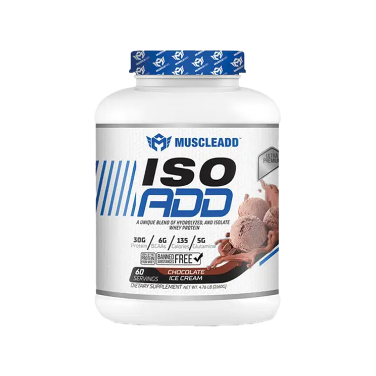 Muscle Add Iso Add-60Serv.-2160G.-Chocolate Ice Cream