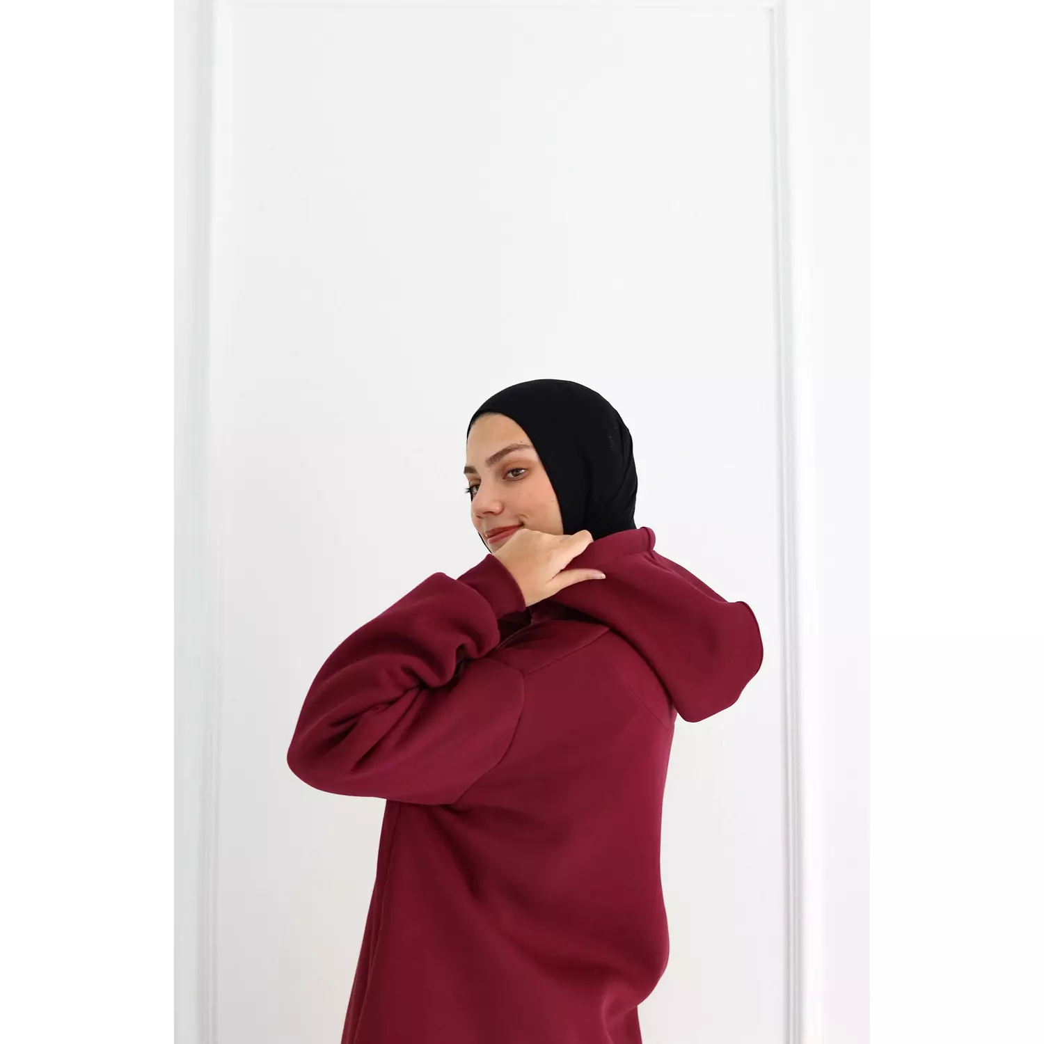 Maroon Hoodie 4