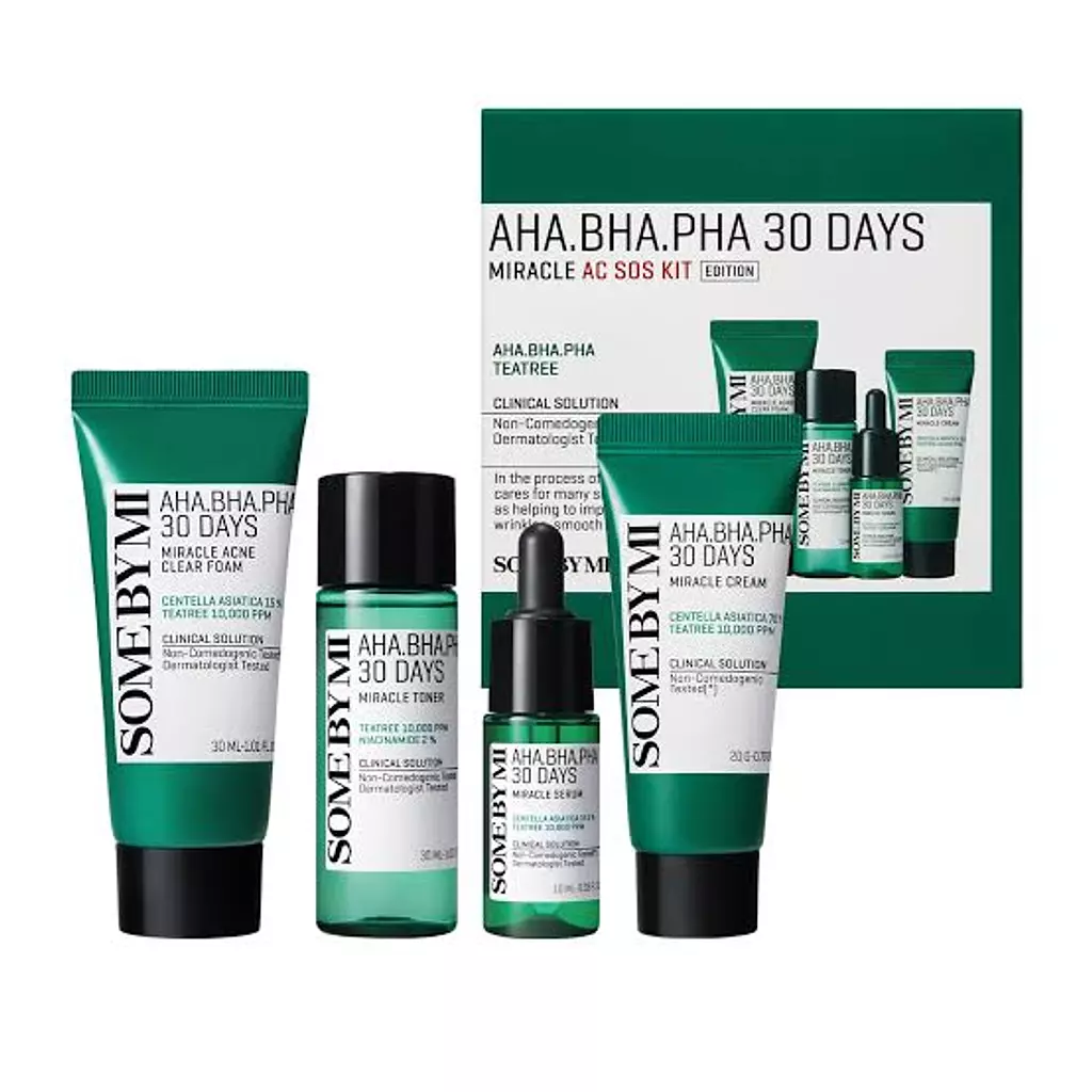 SOME BY MI - AHA, BHA, PHA 30 Days Miracle AC SOS Kit