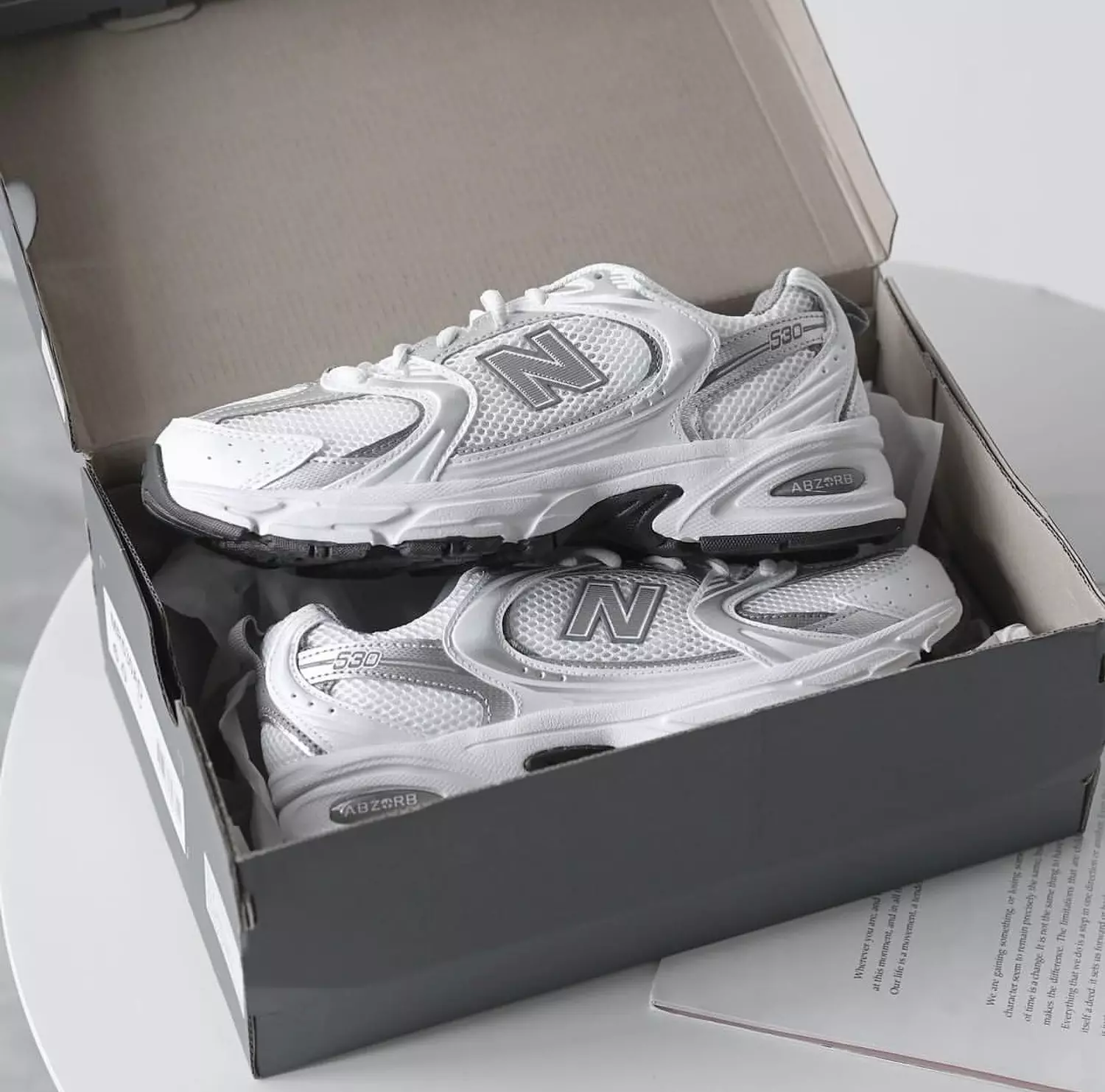 New Balance 530 'White Metallic Silver' 5