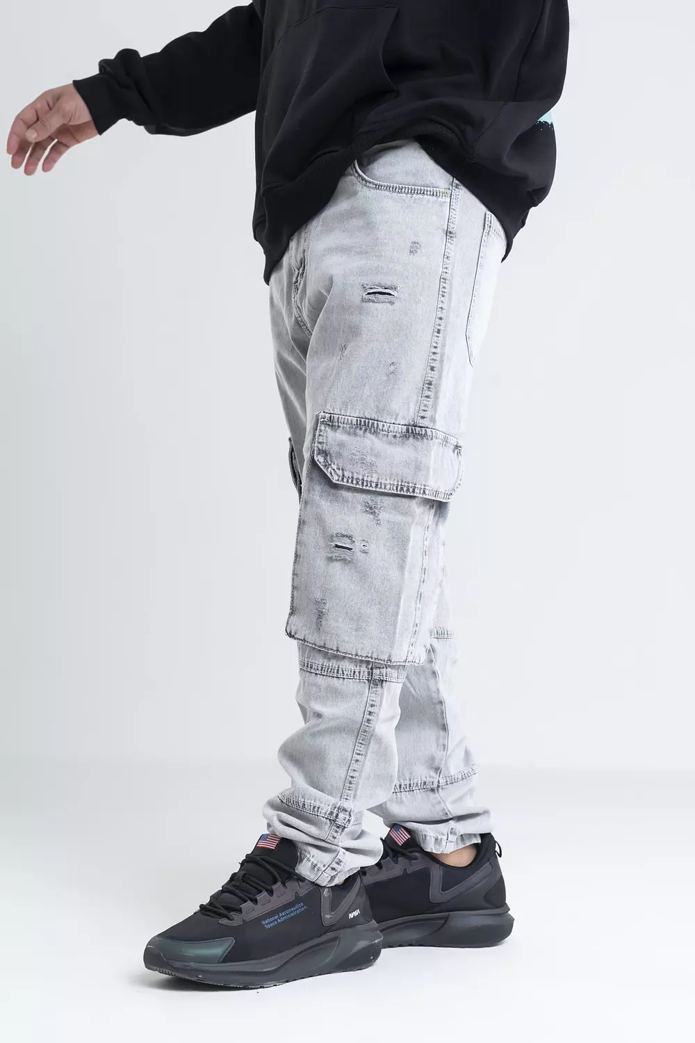  Cargo Jeans Straight Fit hover image