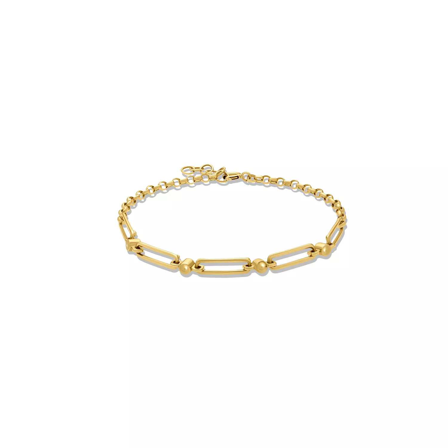 PaperClip Chain Bracelet - B7 hover image