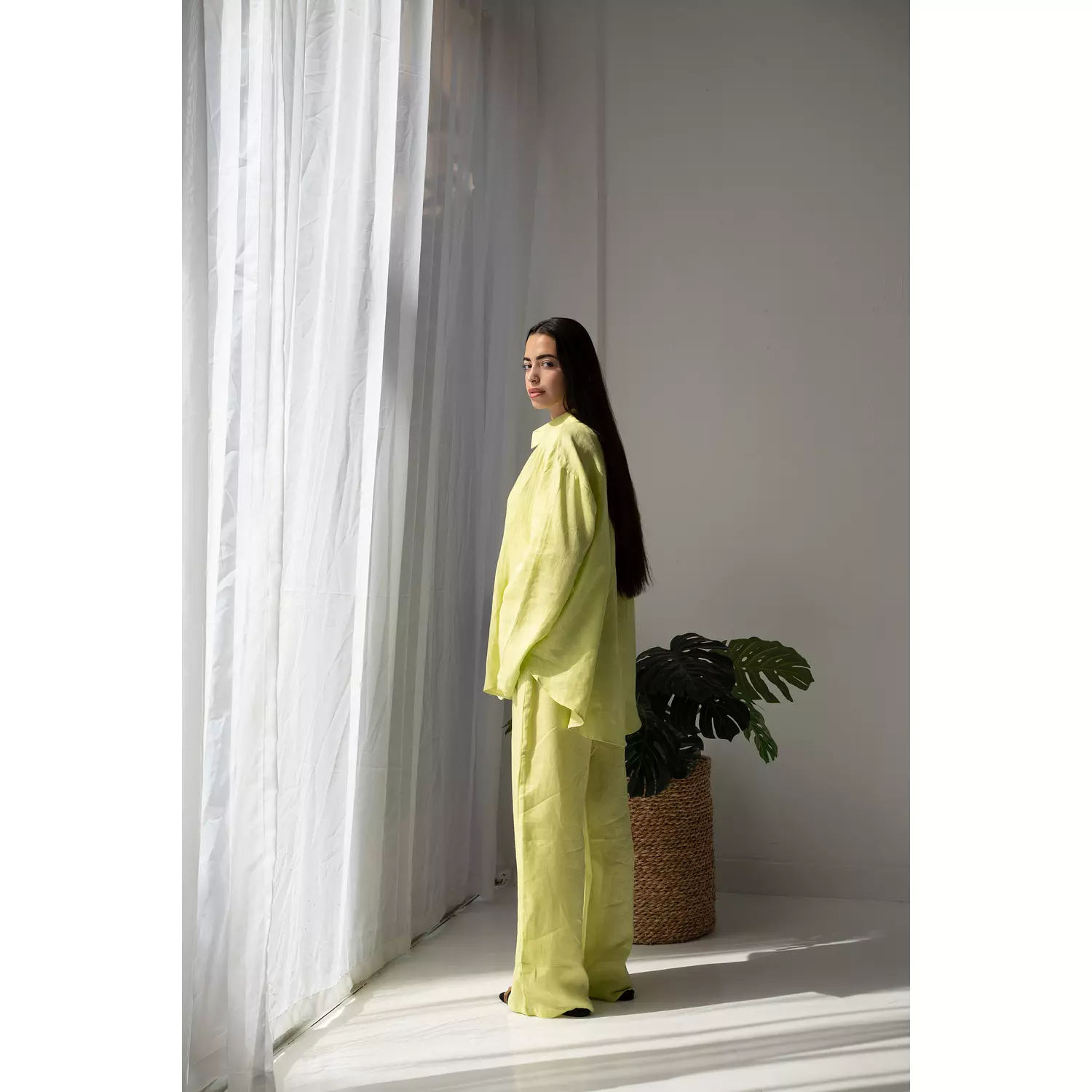 Lime linen set  2