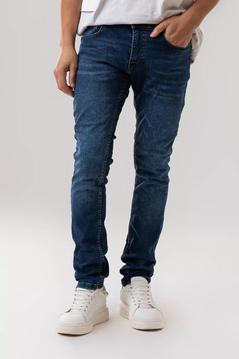 blue denim jeans hover image