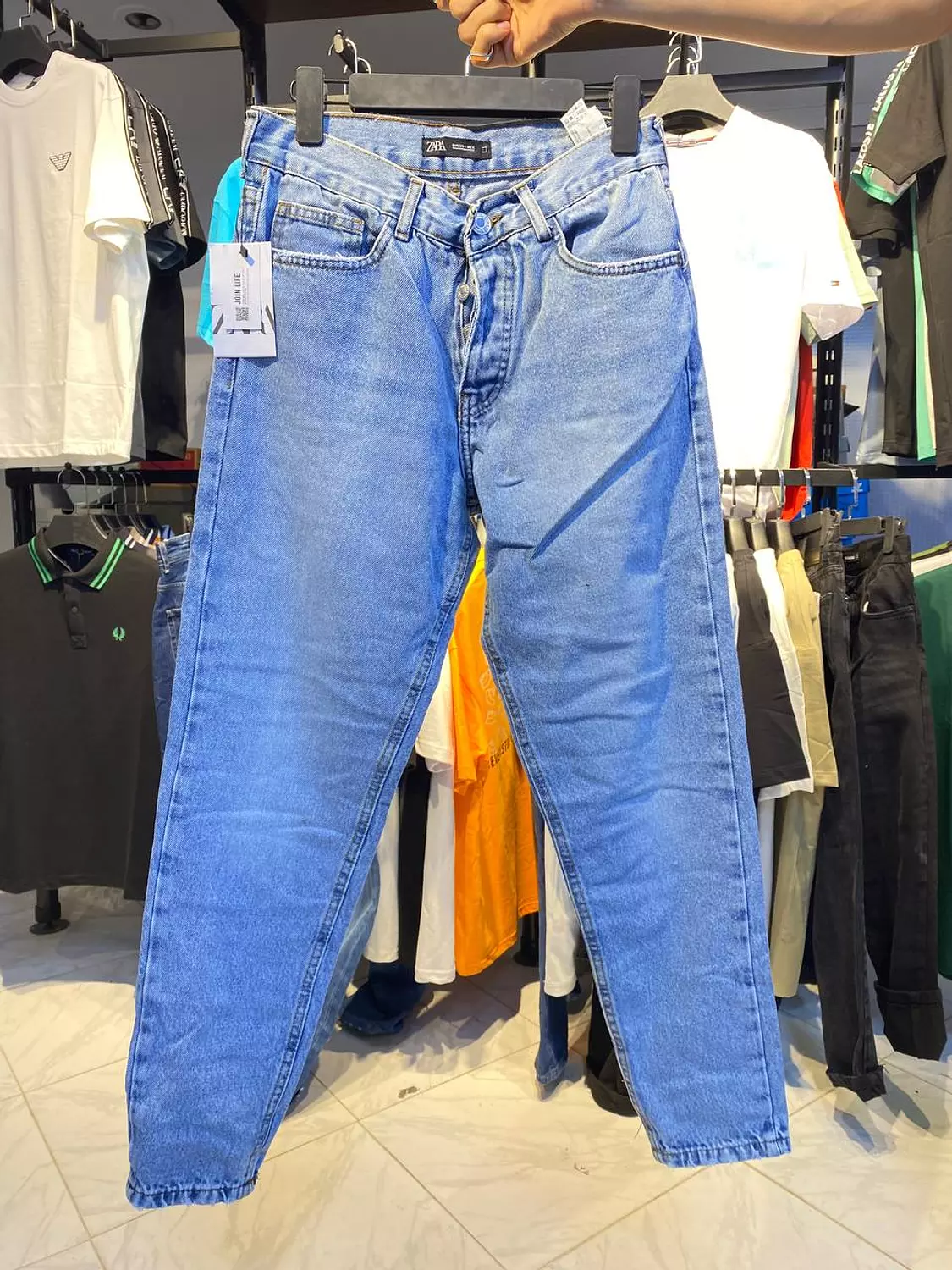 Zara jeans-light blue hover image