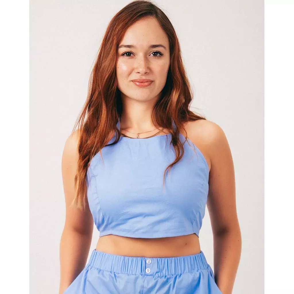 Vanilla Blue Crop Top 