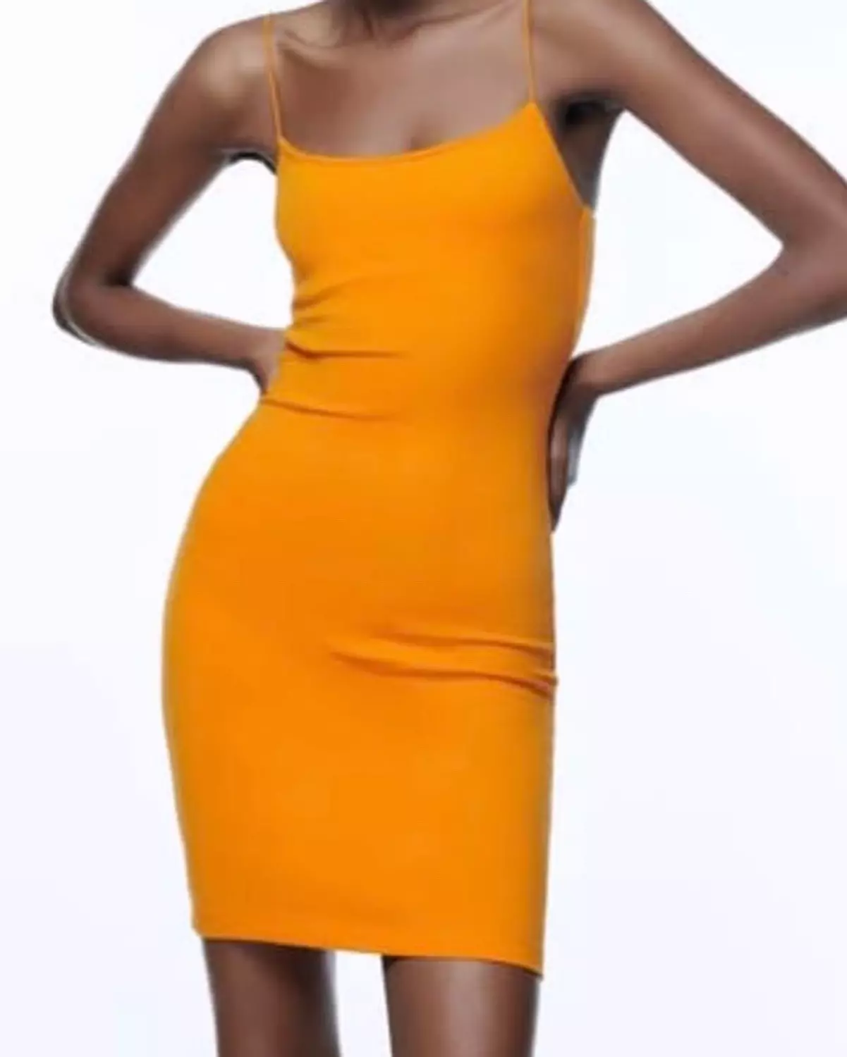 Orange Bodycon Dress hover image