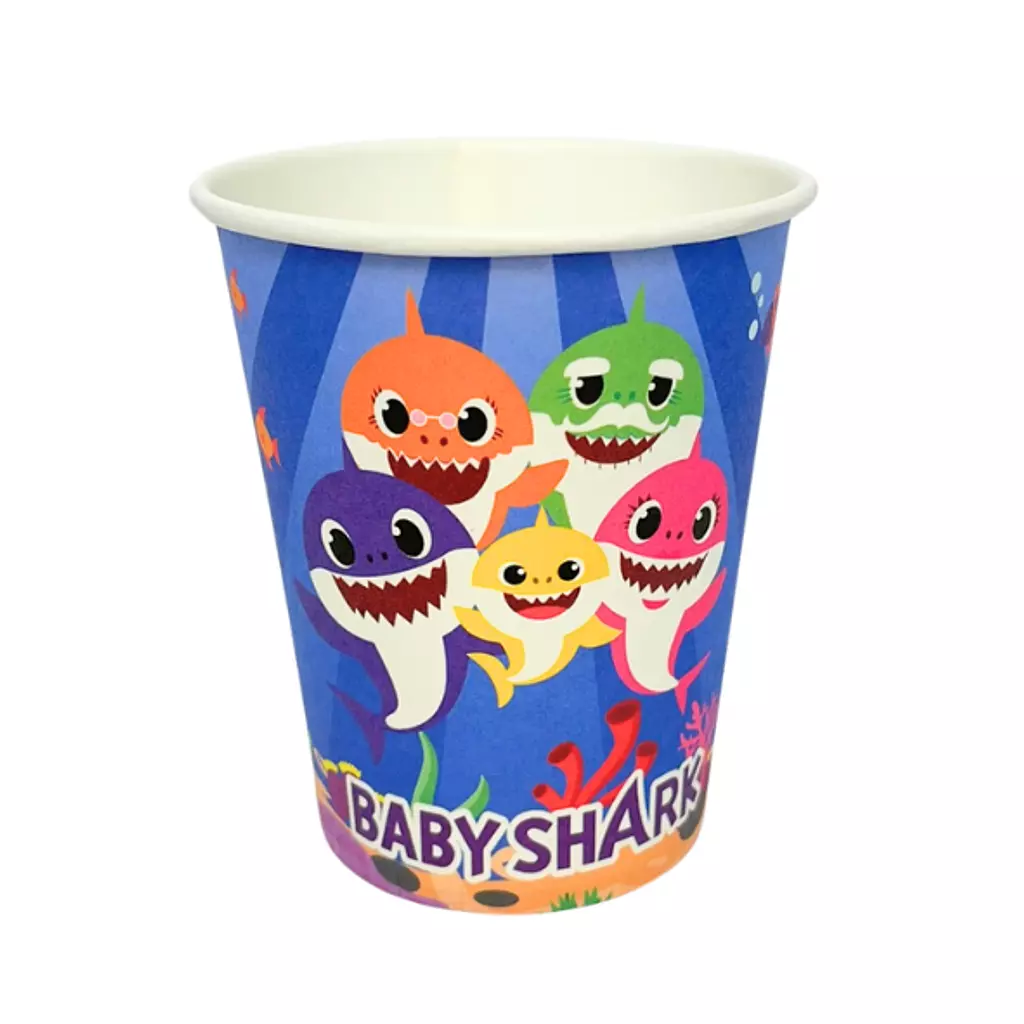 Baby Shark Paper Cups