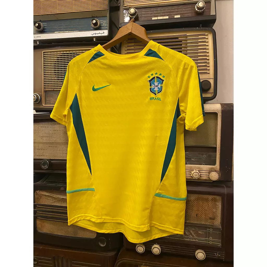 2002 Brazil Home Jersey