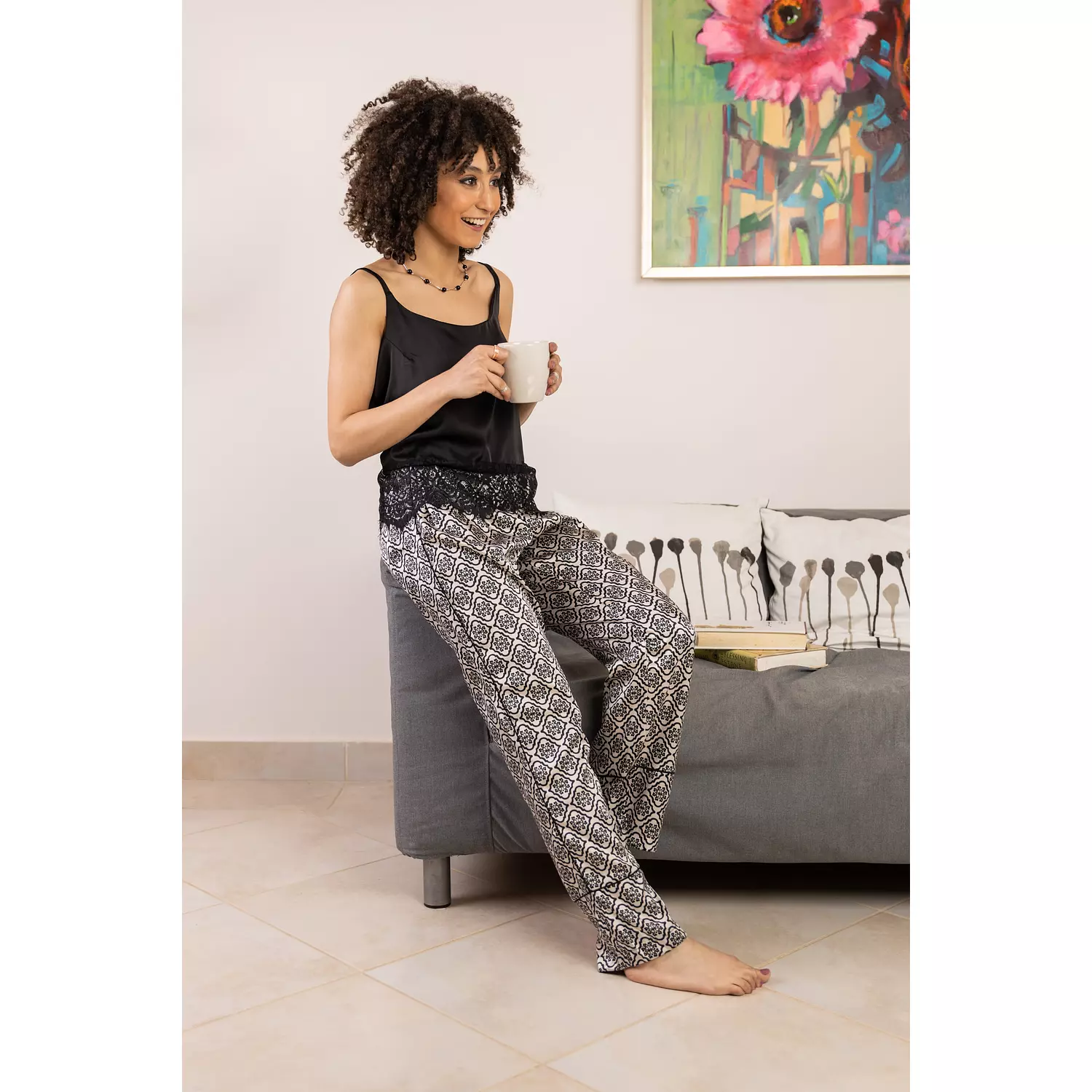 Ivelle Black Pajama Set 2