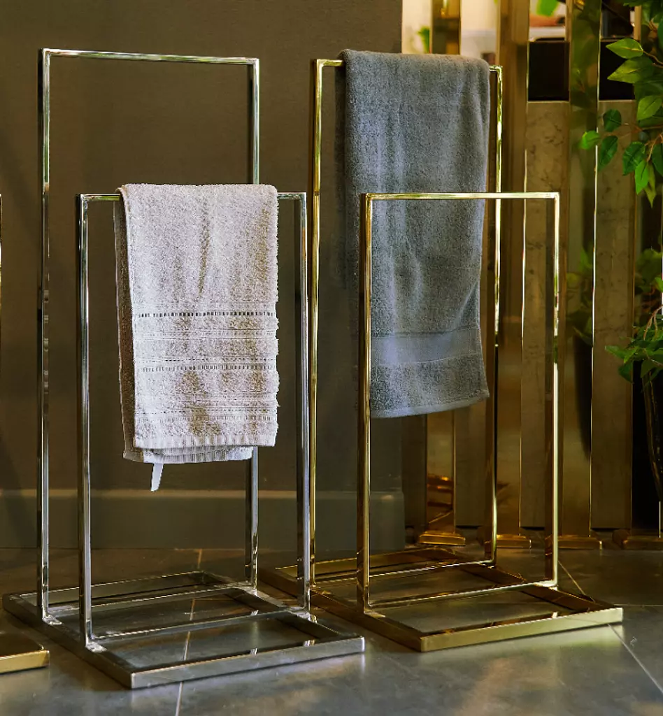 Double Hanger Towel Rack “Stainless”