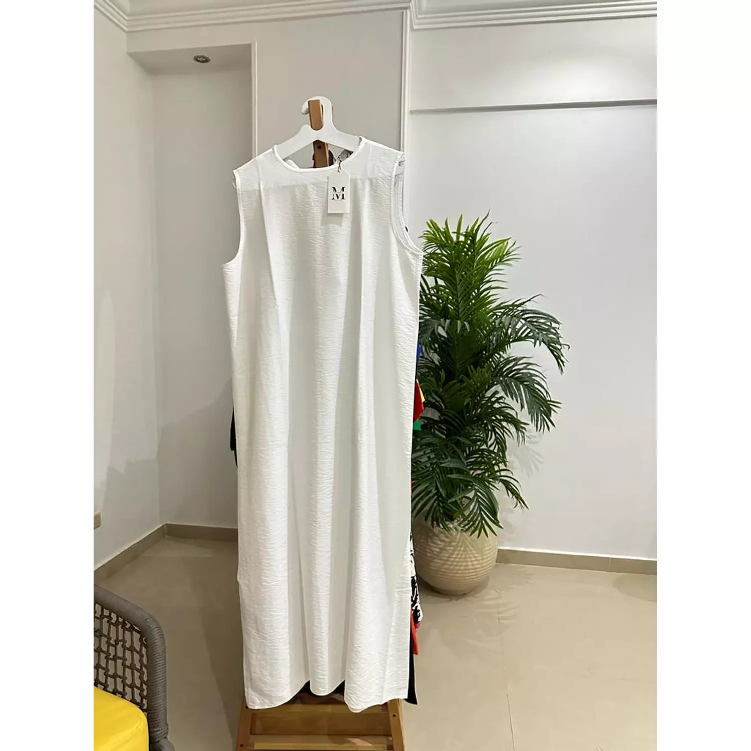 WHITE BASIC DRESS 1