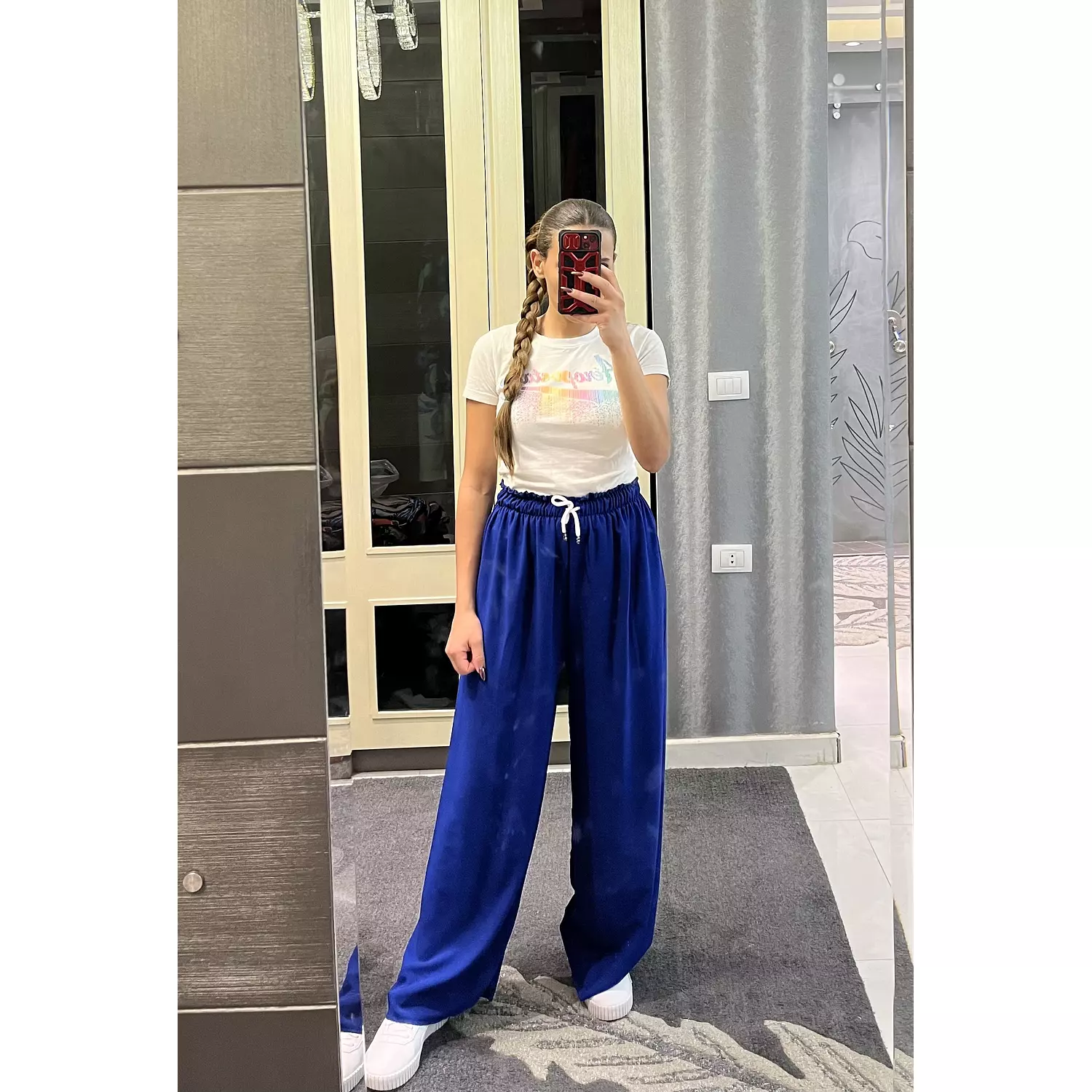 Blue Wide Leg Pants hover image