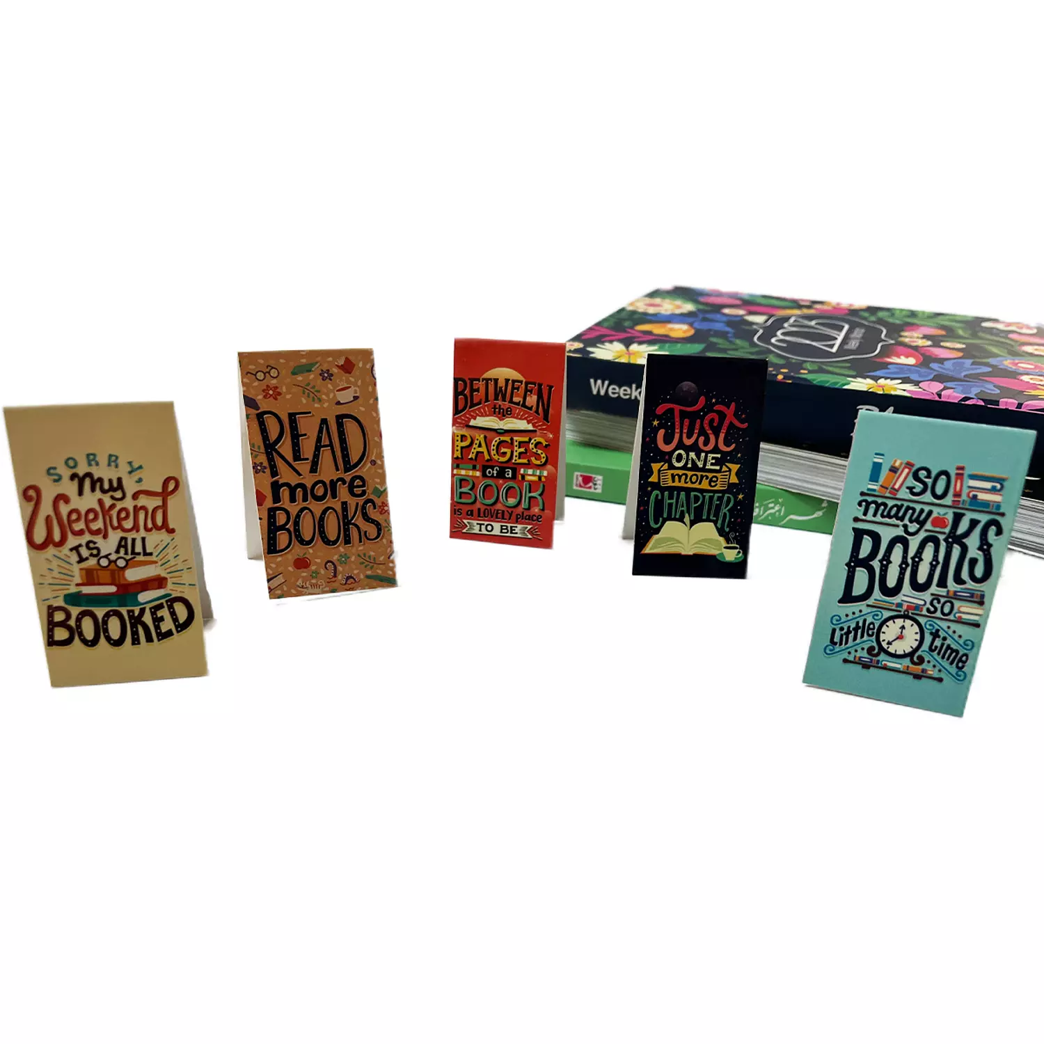 Memo  Magnetic Bookmarks "Read a Book" (5 pcs)-2nd-img