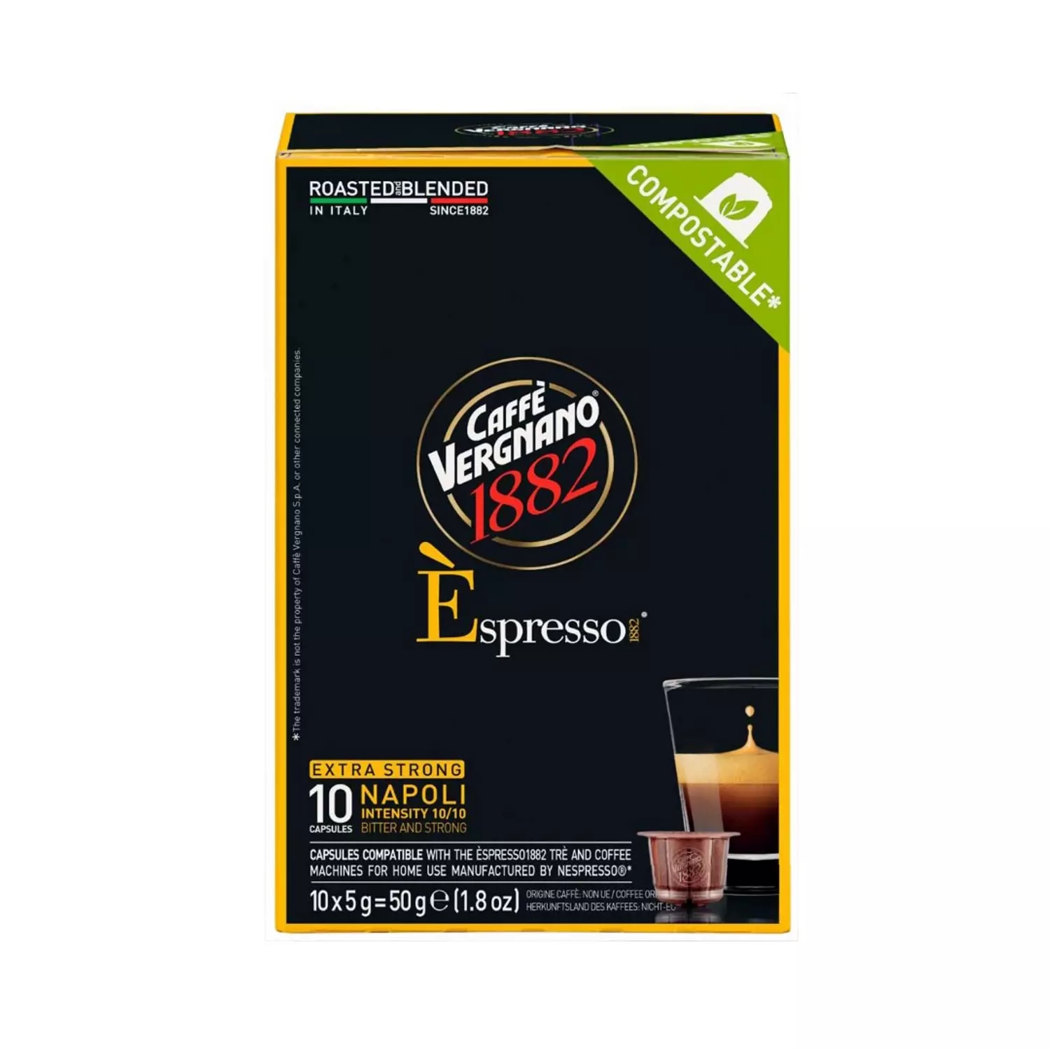 Capsules Napoli Compatible Nespresso®* hover image