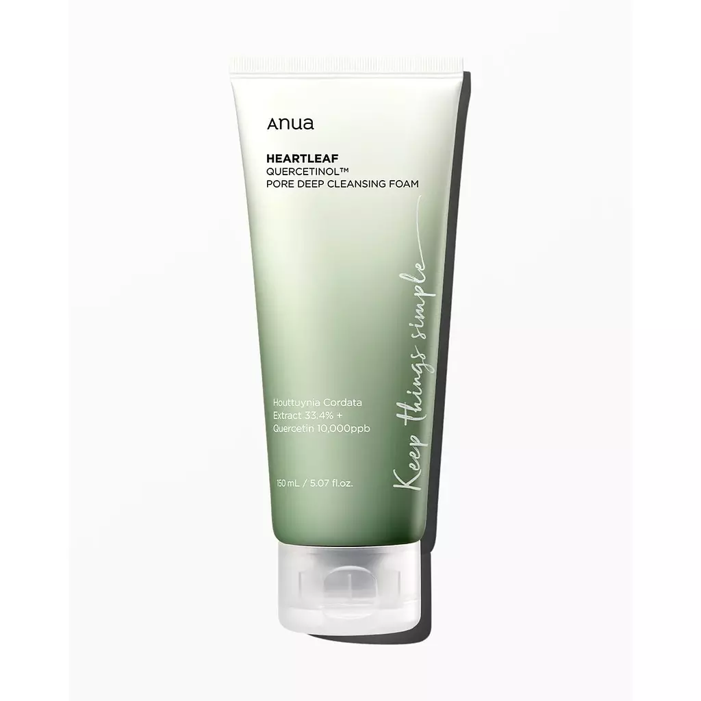 ANUA HEARTLEAF QUERCETINOL PORE DEEP CLEANSING FOAM