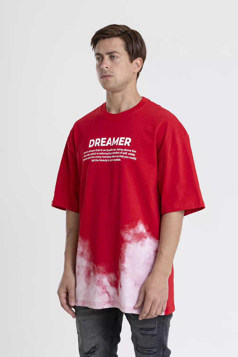 TIE DYE Oversized Cotton T-shirt hover image