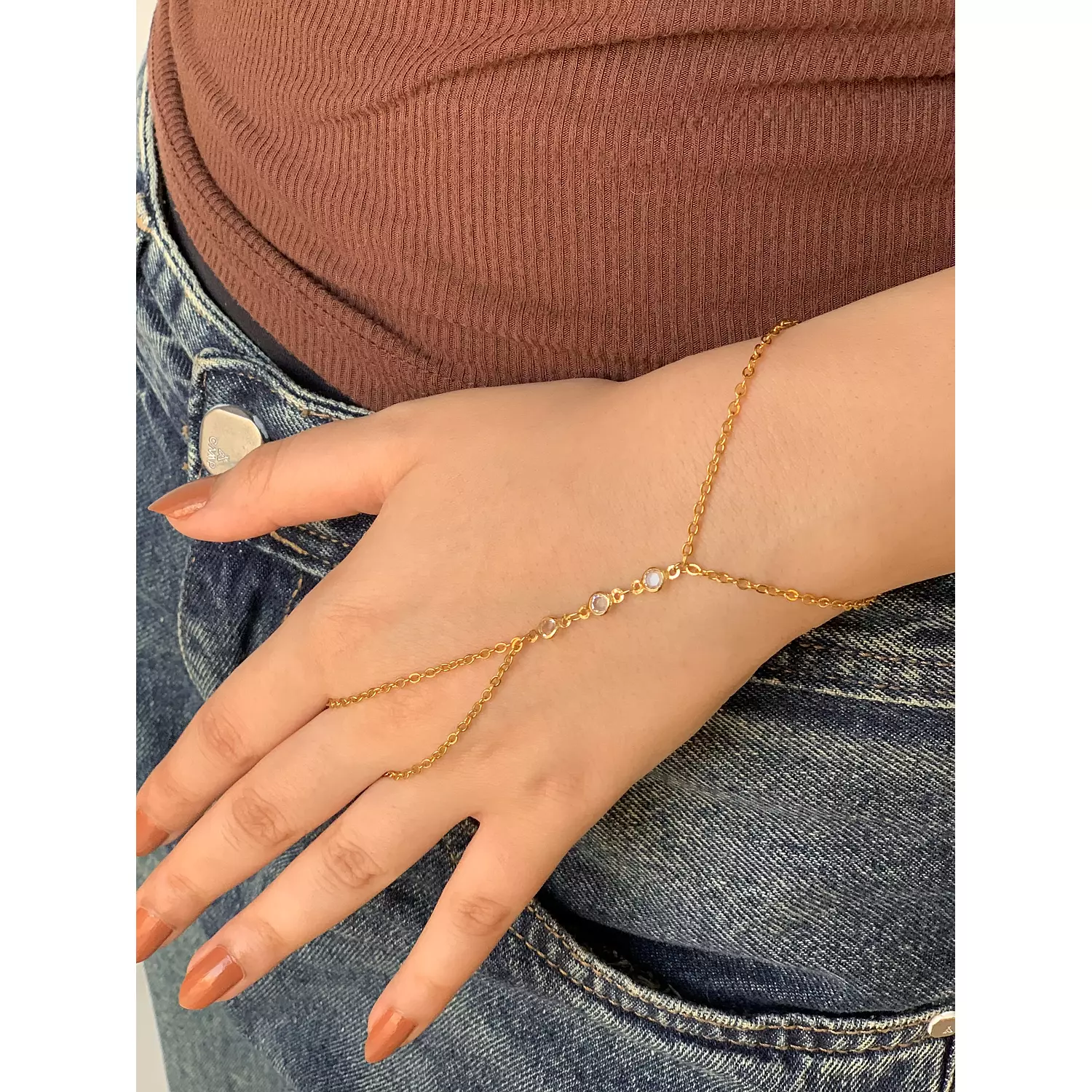 Crystal hand chain 2