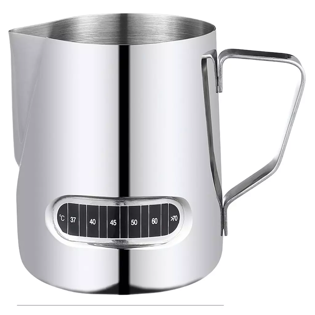 Stainless Steel 550 ML Milk Frothing Pitcher With Thermometer  