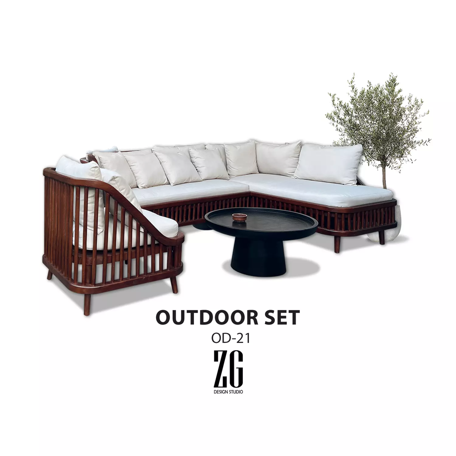 OUTDOOR  SEATING SET WITHOUT COFFEE TABLE  0