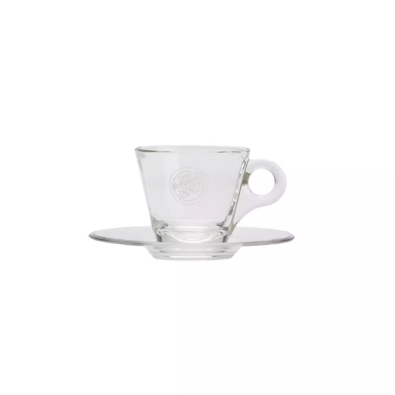 Espresso Glass Cup With The Dish (90 ml) hover image