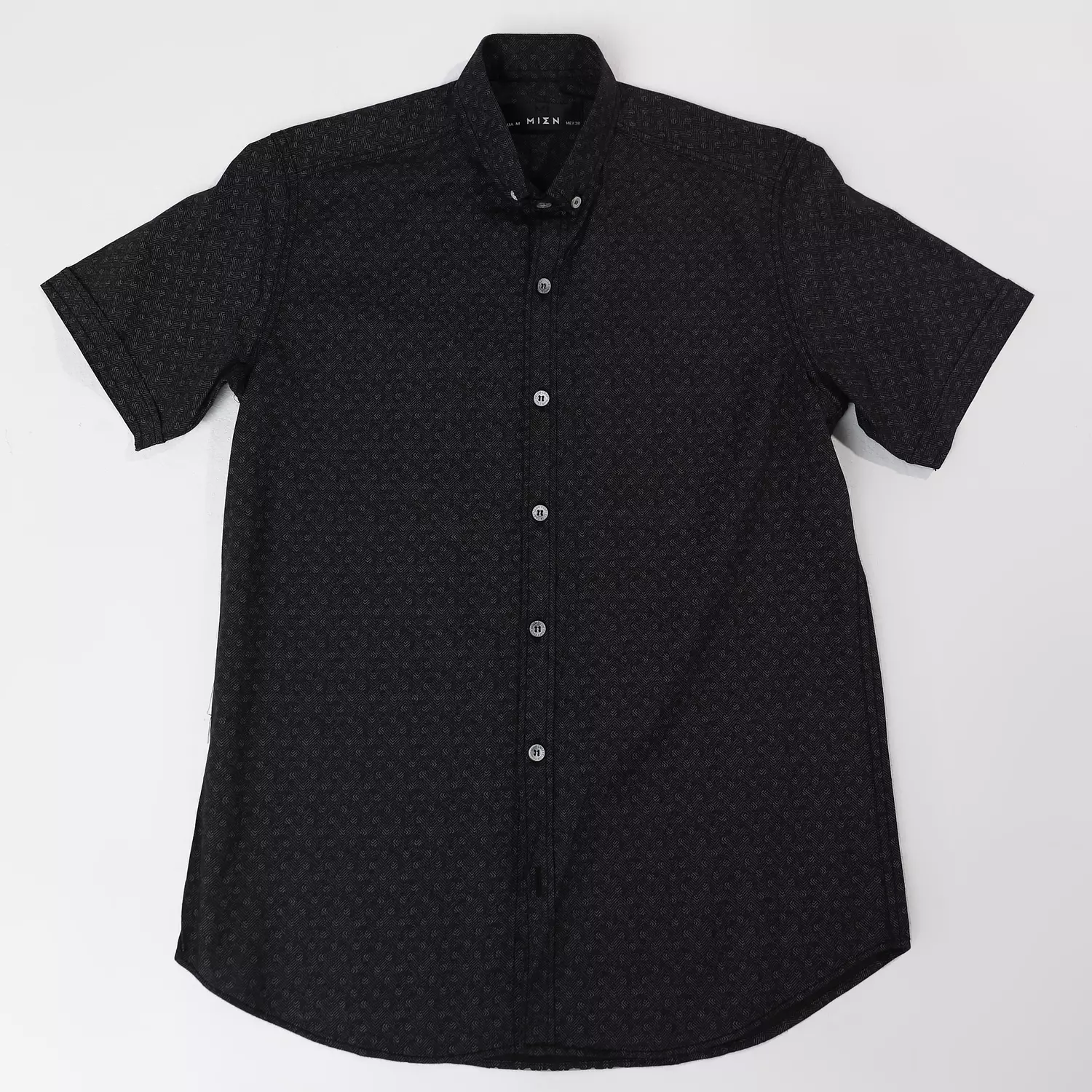 Patterned Half Sleeve Shirt Slim Fit 7