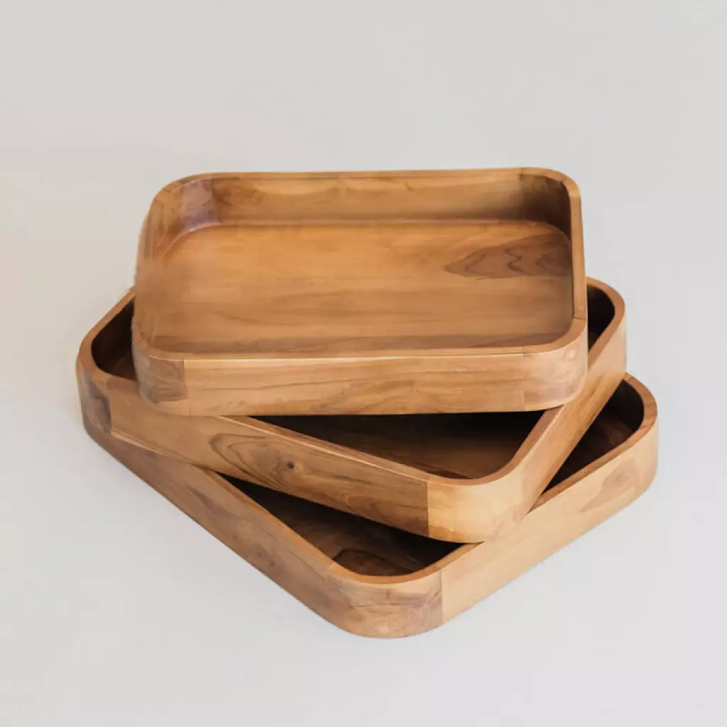 Wooden trays 