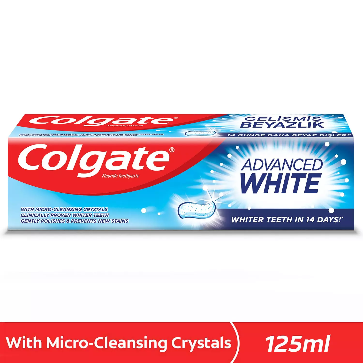 Colgate Advanced Whitening Toothpaste 125ml hover image