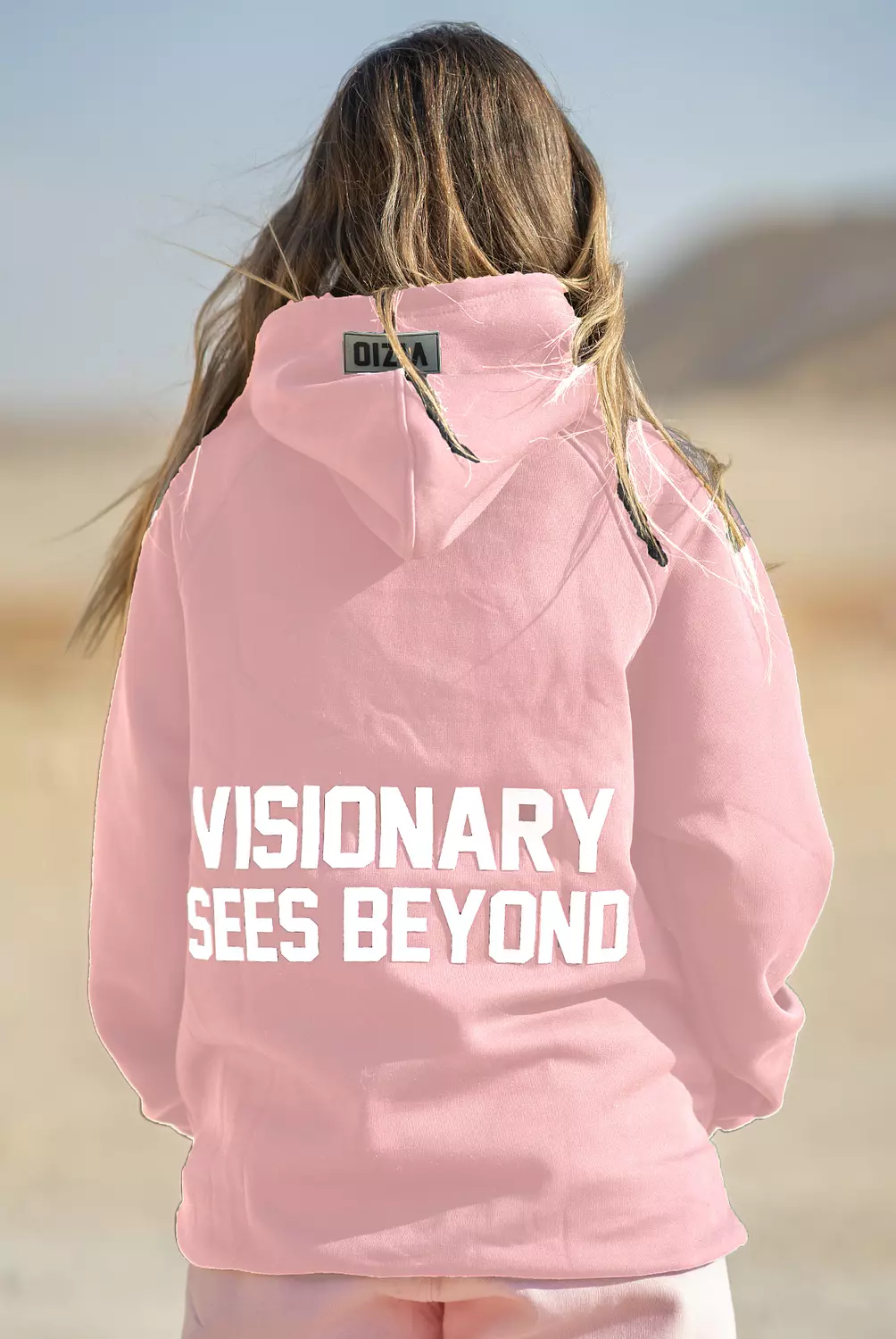 Pink "V" Hoodie-2nd-img