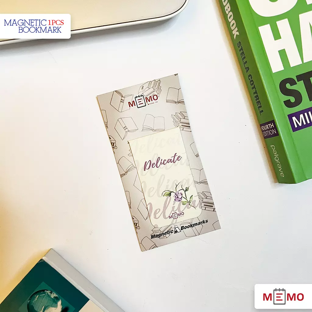 Memo Magnetic Bookmark “delicate”2 (1 pcs)  