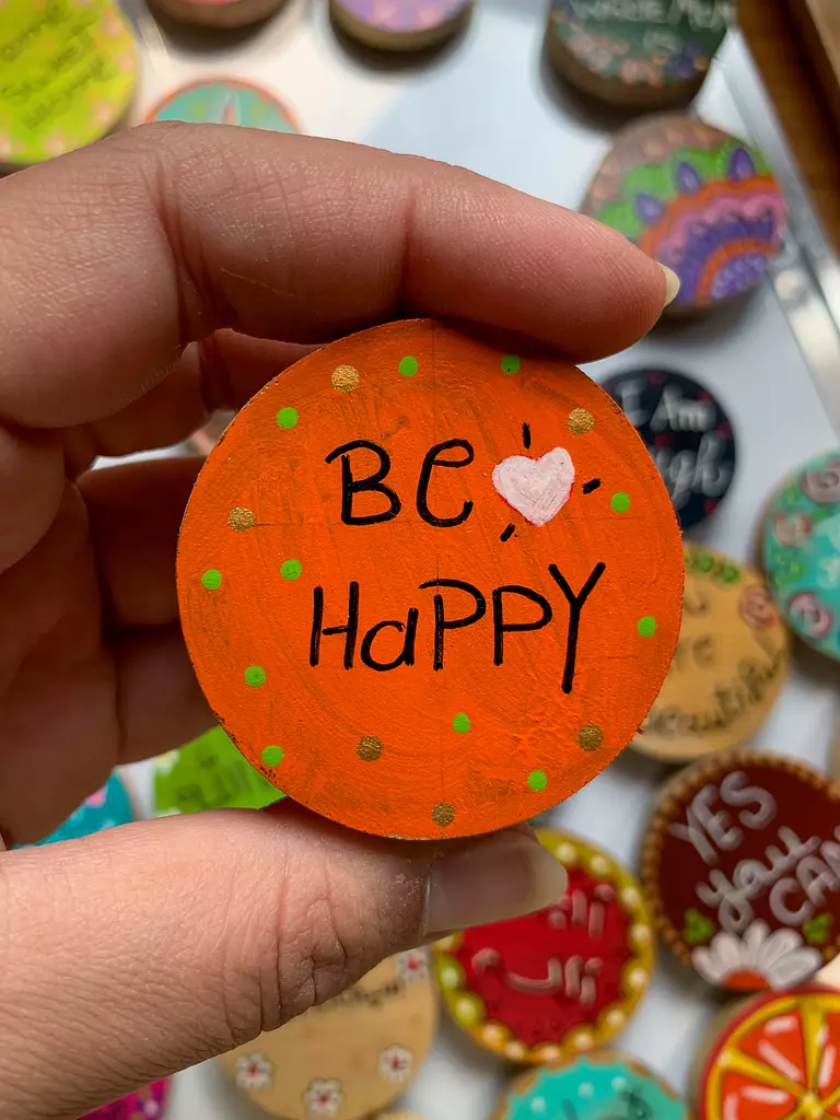 Be Happy Magnet ( By Order )