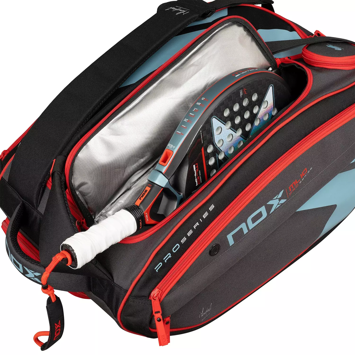 Nox ML10 Competition XL Compact Bag Red/Teal/Black 2025 8