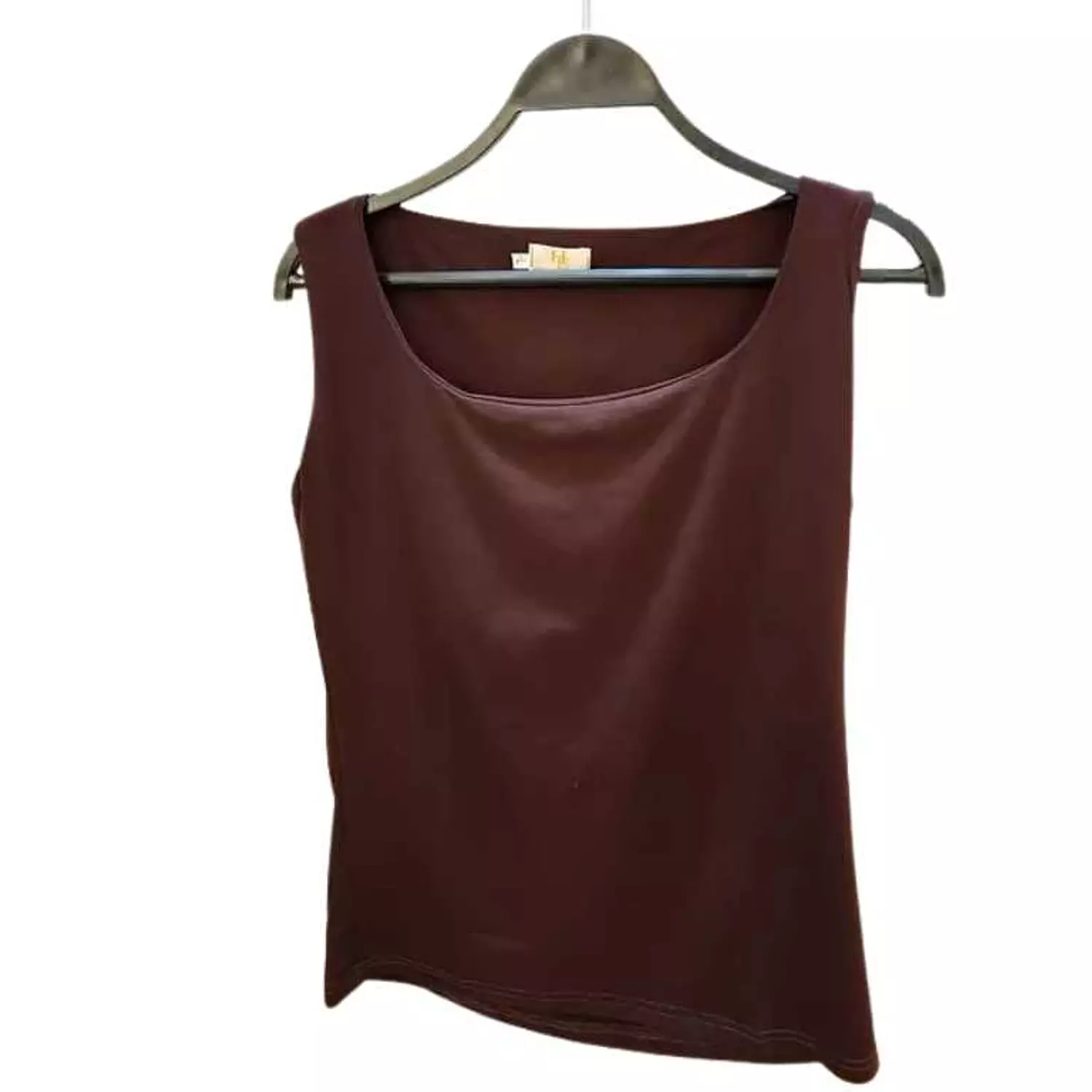 Basic Sleeveless Lycra Undershirt - Brown hover image