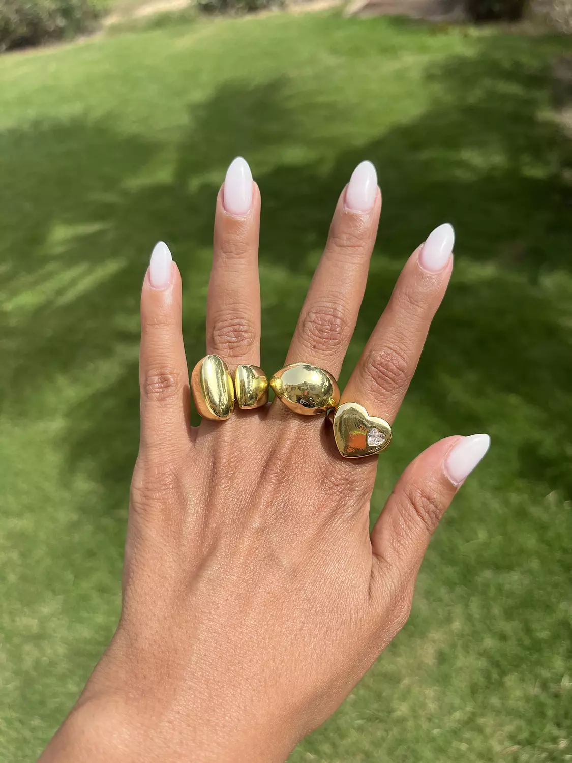 Puffy Gold Ring 2